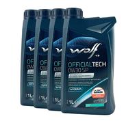WOLF Officialtech 0W-30 Sp BMW Longlife-12FE, MB 229.61, Dtfr 15D100, 4x1 Litro