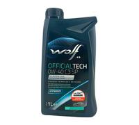 WOLF OfficialTech 0W-40 C3 SP MB 229.51, MB 229.52, VW 511 00, 3X1 Litro