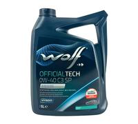 WOLF Officialtech 0W-40 C3 Sp MB 229.51,MB 229.52, VW 511 00, 5 Litro