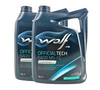 WOLF Officialtech 5W-20 Ms-Fe Ford WSS-M2C948-A, STJLR.03.5004, 2x5 Litro