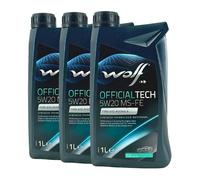 WOLF Officialtech 5W-20 Ms-Fe Ford WSS-M2C948-A, STJLR.03.5004, 3x1 Litro