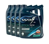 WOLF Officialtech 5W-30 C3 Ll III Opel OV0401547-D30, OV0401547-G30, 4x5 Litro