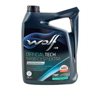 WOLF Officialtech 5W-30 C3 Sp Extra Opel OV0401547-D30, OV0401547-G30, 5 Litro