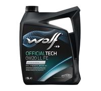 WOLF Olio motore Officialtech 0W-20 Olio sintetico 100% Olio 5 L