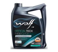 Wolf Olio Motore Officialtech C2/c3 Sae 5w-30 5l