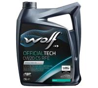 Wolf Olio Motore Officialtech C5 Rfe Sae 0w-20 5l