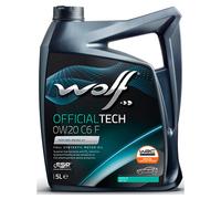 Wolf Olio Motore Officialtech C6 F Sae 0w-20 5l