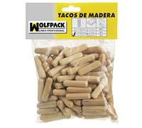 Wolf Pack 13103510 tasselli, in legno, 10 x 40 mm, 50 pcs