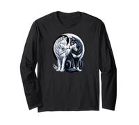 Wolf Pack Howl Timber Moon Love Maglia a Manica