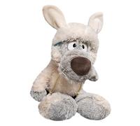 Wolf Plush - 11,8 pollici Materiale di consistenza soffice Adorabile stile di outfit di pecore, figurina giocattolo coccolone, affascinante compagno decorativo, bambola per peluche per animali da comf