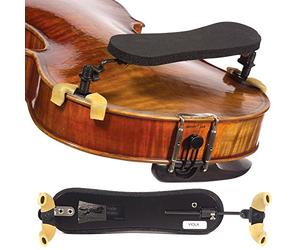 Wolf poggiaspalla Forte Secondo - per viola - Forma ondulata - Regolabile in altezza 0,5-8 cm - Piastra posteriore flessibile