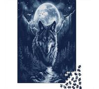 Wolf Puzzle 1000 Pezzi Adulti, Allenamento Mentale, Attività Collettiva, Oggetto Decorativo, Idea Regalo Originale 1000pcs (75x50cm)