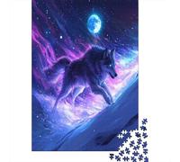 Wolf Puzzle 1000 Pezzi Premium, Mappa Concettuale Tattile, Esperienza Unificante, Regalo Iconico 1000pcs (75x50cm)