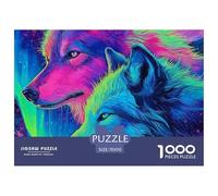 Wolf Puzzle 1000 Pezzi Relax Wild Animal - Ideale Per Meditazione E Mindfulness, Alta Definizione, Giochi Da Tavolo - 70x50cm/1000pcs