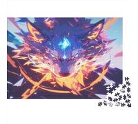 Wolf Puzzle 1000 Pezzi, Tecnica Di Rilassamento, Arredamento Per La Casa, Opera D'Arte Completa 1000pcs (75x50cm)