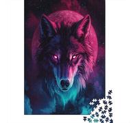 Wolf Puzzle Da 1000 Pezzi, Architettura Olistica, Esperienza Catartica, Decorazione Parlante 1000pcs (75x50cm)