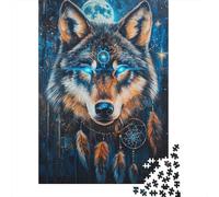 Wolf Puzzle Da 1000 Pezzi, Geometria Dinamica, Attività Catartica, Opera Da Esporre 1000pcs (75x50cm)