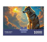Wolf Puzzle Da 1000 Pezzi Per Adulti Immagine Dipinta Beast of Prey Divertimento Idea Regalo Uomo E Donna A Partire Dai 12 Anni70x50cm/1000pcs