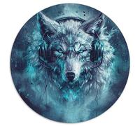 Wolf - Puzzle da 1000 pezzi, per adulti, per il rilascio dello stress, giocattolo per bambini, 1000 pezzi (67,5 x 67,5 cm)