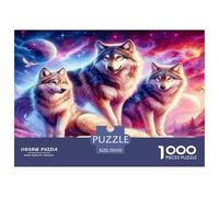 Wolf Puzzle Da 1000 Pezzi Per Amanti Della Natura: Ammira Paesaggi E Rafforza La Persistenza!