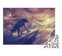 Wolf Puzzles Per Adulti E Adolescenti Puzzle Per Il Divertimento E Il Tempo Libero Jeu D'apprentissage, Défi, Jouet Artistic Animals Puzzle in Legno Creativi Decorazione Per L'abitazion