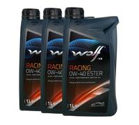 WOLF Racing 0W-40 Ester Porsche C40 Gt, 3x1 Litro