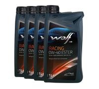 WOLF Racing 0W-40 Ester Porsche C40 Gt, 4x1 Litro