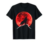 Wolf Red Moon Total Lunar Eclipse 7 Sep 2025 Blood Moon Maglietta