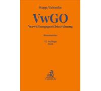 Wolf-Rüdiger Schenke Christian H Verwaltungsgerichtsordnung. VwGO: K (Tascabile)