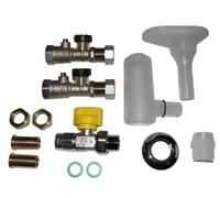 Wolf Set Di Collegamento CGS-2 AP Con Rubinetto KFE E Sicurezza Termica