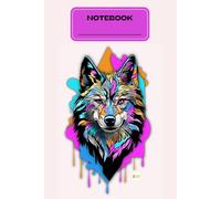 Wolf | softcover | notebook | Journal | organizer |cute journal for teens | trendy school notebook |gift for teen girl | daily writing notebook