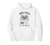 Wolf Spider Lycosidae Arachnid Natural History Felpa con Cappuccio