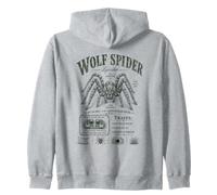 Wolf Spider Lycosidae Arachnid Natural History Felpa con Cappuccio