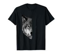 Wolf T-Shirts - Camicie Lupi magici con Faccia Divisa Maglietta