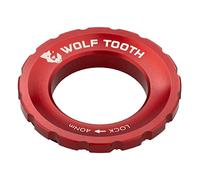 Wolf Tooth Components Dado Centerlock CNC Spline esterno Rosso