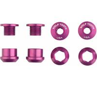 Wolf Tooth Components 1x 6mm Guarnitura Bullone Viola Set Di 4 Doppio Hex