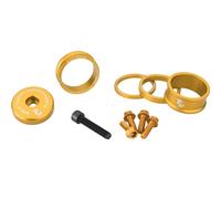 Wolf Tooth Components BlingKit Set Spessori Sterzo 3/5/10/15mm + Top Cap Gold