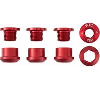 Wolf Tooth 6 Mm Chainring Screw Set Rosso