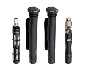 Wolf Tooth Kit di attrezzi per bici Nero, MULTITOOL, Plastica, Gomma, Unità centrale