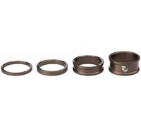 Wolf Tooth Precision Headset Pacer Kit 3mm, 5mm, 10mm, 15mm, Espresso