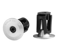 Wolf Tooth Tappi terminali in lega argento grezzo