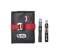 Wolf Tooth ToolCash Wallet+Encase - multitool con borsa attrezzi Black/Red unisex