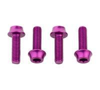 Wolf Tooth Water Bottle Cage Bolts Purple 4 Pieces