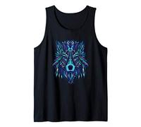 Wolf Tribal Lone Wolf Pack Howling Animal Canotta