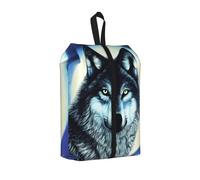 Wolf Under Moon - Borsa per scarpe da viaggio, impermeabile, con manico, per valigia, scarpe da ginnastica, stivali, palestra, 1 pezzo, 1 pezzo., One Size, Classico