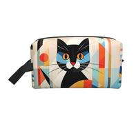 Wolf Under Moon - Trousse da viaggio portatile di grande capacità (modelli stampati), impermeabile, per uomini e donne, per viaggi di lavoro, fitness, bagno, conservazione quotidiana, Arte moderna