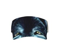 Wolf Under Moonsunhat, berretto cavo regolabile, traspirante, protezione UV, adatto per uomini e donne, nero