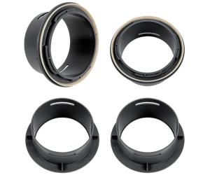 Wolf UniAir Set di bocchettoni di collegamento DN75 per distributore d'aria UniAir, confezione da 4 pezzi - 2577926