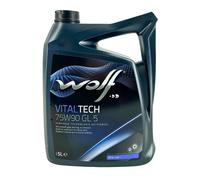 WOLF Vitaltech 75W-90 GL 5 MAN 341 Tipo E3, GA1, Z2, MAN 342 Tipo M3, 5 Litri