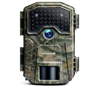 WOLFANG Fototrappola 36MP HD, Fotocamera Caccia con 38 LED a Infrarossi Invisibili 940nm, Infrarossi Rilevatore di Movimento Visione Notturna IP66 Impermeabile per la Caccia e l'osservazione la Fauna